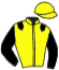 casaque portée par Bails Mlle L. jockey du cheval de course KOULIKOFF, information pmu ZETURF