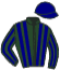 casaque portée par Lemaitre A. jockey du cheval de course PIANTARELLA, information pmu ZETURF