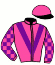 casaque portée par Viel G. jockey du cheval de course EARLISH DE GRUGY, information pmu ZETURF
