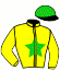 casaque portée par Zuliani L. jockey du cheval de course GIBRALFARO (FR), information pmu ZETURF