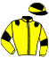 casaque portée par Dubourg B. jockey du cheval de course FAST ROUGE (AQ), information pmu ZETURF