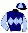 casaque portée par Lefebvre M. jockey du cheval de course HEELONG SPORT (FR), information pmu ZETURF