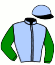 casaque portée par Courmont Y. jockey du cheval de course DECEMBER (FR), information pmu ZETURF