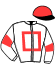 casaque portée par Bry J. jockey du cheval de course FRENCH DREAM, information pmu ZETURF