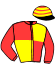 casaque portée par De Giles F. jockey du cheval de course GALERANDE (FR), information pmu ZETURF