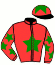 casaque portée par Madamet A. jockey du cheval de course CLOUD (DE), information pmu ZETURF
