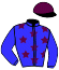 casaque portée par Mobian J. jockey du cheval de course BOB THE KING (GB), information pmu ZETURF