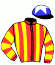 casaque portée par Guyon M. jockey du cheval de course DIANA (FR), information pmu ZETURF