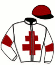 casaque portée par Bachelot T. jockey du cheval de course GOTHAM QUEEN (FR), information pmu ZETURF
