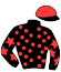 casaque portée par Mackay A. jockey du cheval de course EL ENCANTO (FR), information pmu ZETURF