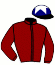 casaque portée par Guitraud C. jockey du cheval de course INCA MAN, information pmu ZETURF