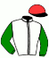 casaque portée par Madamet A. jockey du cheval de course GLORIOUS EMARATY (FR), information pmu ZETURF