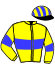 casaque portée par Martino S. jockey du cheval de course BAKER CHOPE (FR), information pmu ZETURF