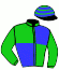 casaque portée par Mosse G. jockey du cheval de course DIA DE MUERTOS (FR), information pmu ZETURF