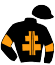 casaque portée par Bayle F. jockey du cheval de course VIA DOLOROSA (FR), information pmu ZETURF