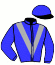casaque portée par Besson F. jockey du cheval de course HO LA VOILA (AQ), information pmu ZETURF
