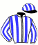 casaque portée par Duporte Mlle A. jockey du cheval de course SEA OSCAR (GB), information pmu ZETURF
