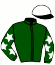 casaque portée par Pacaut Mlle C. jockey du cheval de course FLYING EASY (FR), information pmu ZETURF