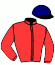 casaque portée par Rousseau L. jockey du cheval de course JEAN RACINE (FR), information pmu ZETURF