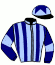 casaque portée par Nicoleau J. jockey du cheval de course GUANACASTE (IE), information pmu ZETURF
