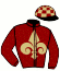 casaque portée par Pouchin A. jockey du cheval de course IMPERIAL SCAM, information pmu ZETURF