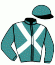 casaque portée par Barzalona M. jockey du cheval de course PIC SYLVER, information pmu ZETURF