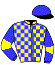 casaque portée par Piccone T. jockey du cheval de course BERKANE, information pmu ZETURF casaque portée par Piccone T. jockey du cheval de course BERKANE, information pmu ZETURF