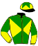casaque portée par Forest M. jockey du cheval de course UTAMARO, information pmu ZETURF