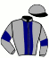 casaque portée par Murzabayev B. jockey du cheval de course PANAMA GOLD, information pmu ZETURF