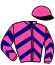casaque portée par Ferreira N. jockey du cheval de course BONHEUR DU SUD, information pmu ZETURF