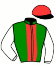 casaque portée par Guyon M. jockey du cheval de course PANTERA NERA, information pmu ZETURF