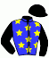 casaque portée par Planque S. jockey du cheval de course MY LYKA, information pmu ZETURF
