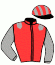 casaque portée par Dubourg K. jockey du cheval de course DESIRO, information pmu ZETURF