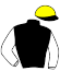 casaque portée par De Giles F. jockey du cheval de course GOA LIL, information pmu ZETURF