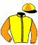 casaque portée par Bachelot T. jockey du cheval de course LEOPARDUCCIO, information pmu ZETURF