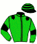casaque portée par Nobili M. jockey du cheval de course ORPANAMA DAVIS, information pmu ZETURF