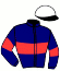 casaque portée par Bachelot T. jockey du cheval de course ACHKI, information pmu ZETURF