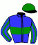 casaque portée par Pasquier S. jockey du cheval de course CAPE VERDE, information pmu ZETURF