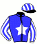 casaque portée par Nabet K. jockey du cheval de course JOLICOEUR, information pmu ZETURF