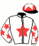 casaque portée par Marchand Bas. jockey du cheval de course JOSIE D 'AJONC, information pmu ZETURF