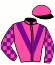 casaque portée par Mme Leane David jockey du cheval de course POULFOS, information pmu ZETURF casaque portée par Mme Leane David jockey du cheval de course POULFOS, information pmu ZETURF