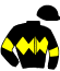 casaque portée par Raimbault C. jockey du cheval de course LOST IN MUSIC, information pmu ZETURF