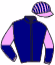 casaque portée par Romary Mlle M. jockey du cheval de course BUTTE ROUGE, information pmu ZETURF