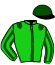 casaque portée par Pouchin A. jockey du cheval de course WEEKEND WARRIOR, information pmu ZETURF