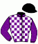 casaque portée par Boisseau L. jockey du cheval de course MURRAYFIELD, information pmu ZETURF