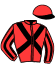 casaque portée par Piccone T. jockey du cheval de course LUCKY BERE, information pmu ZETURF