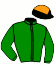 casaque portée par Ruiz Gonzalez A. jockey du cheval de course KING GEORGE SIVOLA, information pmu ZETURF