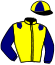 casaque portée par Nabet K. jockey du cheval de course LADY ANGE WIN, information pmu ZETURF