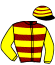 casaque portée par Reveley J. jockey du cheval de course LIMPOPO HAS, information pmu ZETURF casaque portée par Reveley J. jockey du cheval de course LIMPOPO HAS, information pmu ZETURF