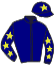 casaque portée par Pacaut Mme Cor. jockey du cheval de course ALPHA KING, information pmu ZETURF